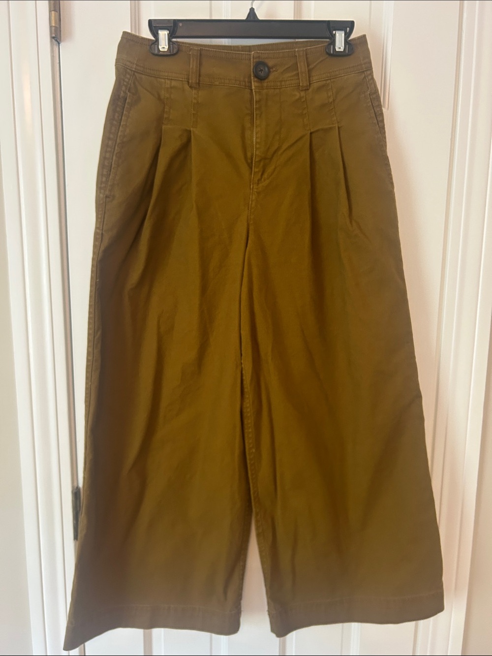 Madewell High-Waisted Wide Leg Cropped Pants